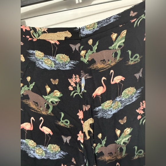Reformation Clare Pants Safari Print size 2 - Picture 9 of 11